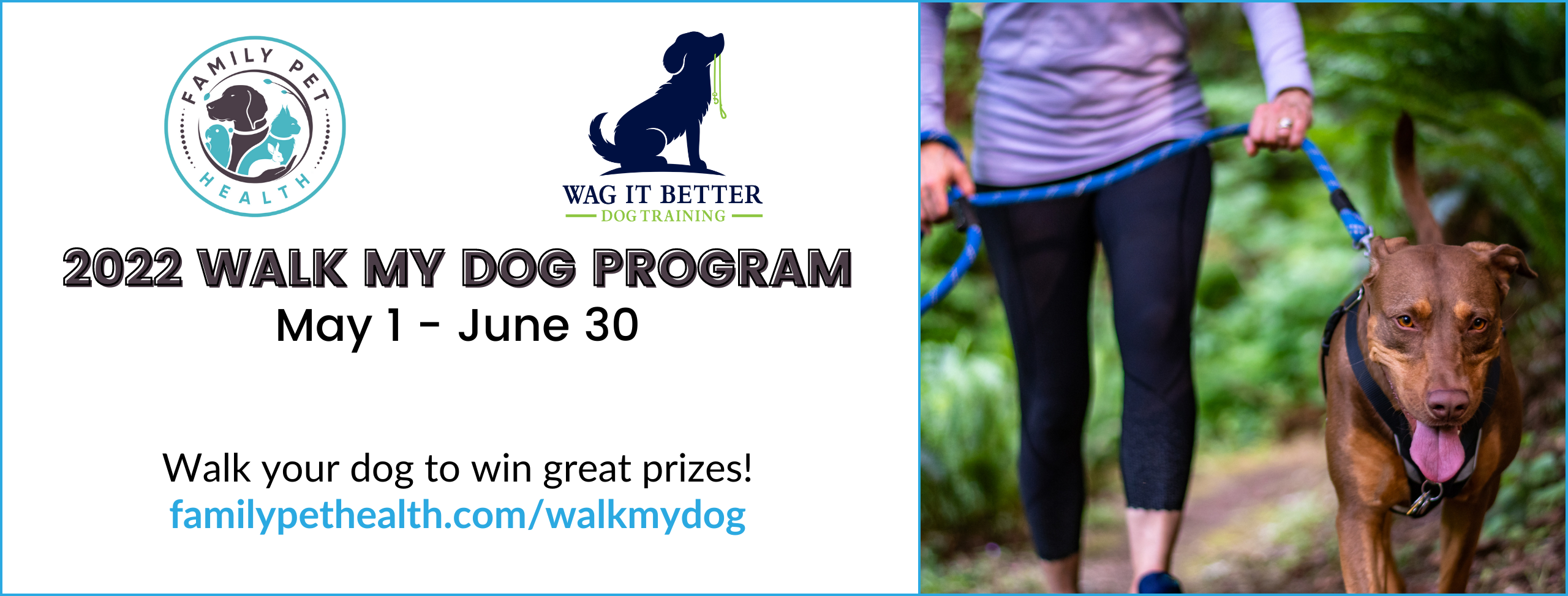 Family Pet Health Walk My Dog